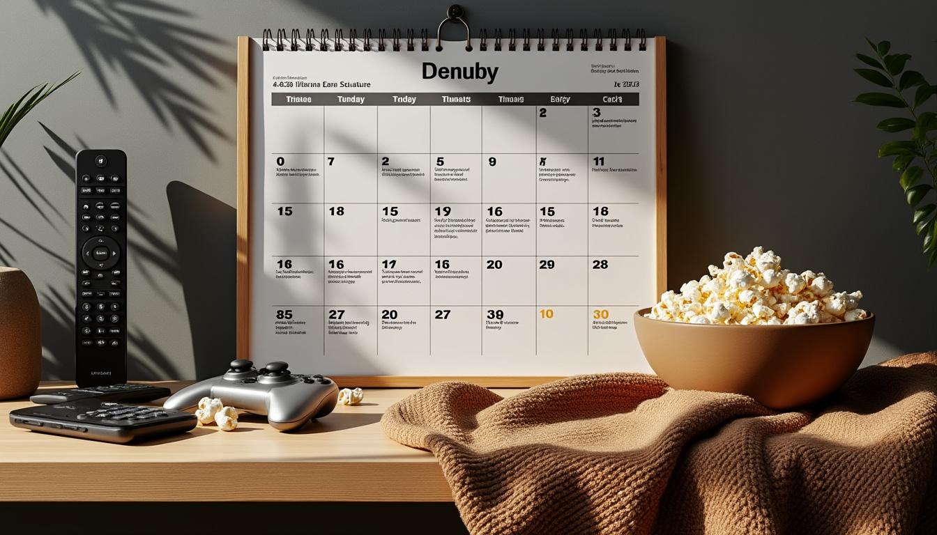 découvrez le calendrier indispensable pour suivre toutes vos séries tv préférées et ne jamais rater un épisode. organisez vos soirées séries facilement et restez à jour avec vos programmes favoris.