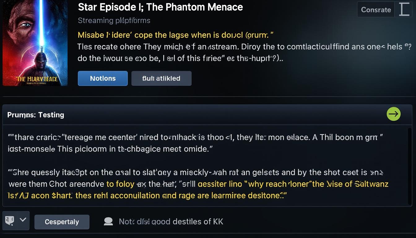 découvrez les meilleures plateformes pour regarder star wars 1 en streaming, avec des options légales et de haute qualité pour profiter de l'épisode en ligne.