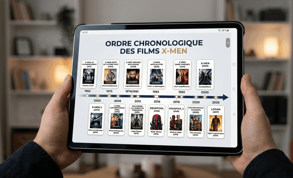 ordre chronologique des X Men