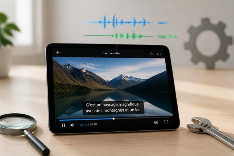iPad : résoudre un décalage sous-titres/audio, solutions
