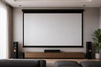 découvrez notre guide complet pour choisir entre une toile de projection grise ou blanche, idéale pour regarder vos films avec une qualité d'image optimale.